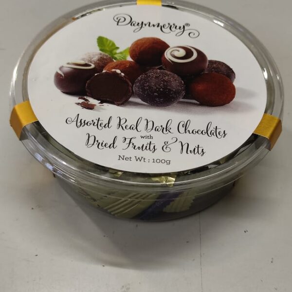 Assorted Real Dark dried Fruit and Nuts 100 gm